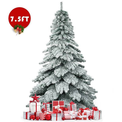 7.5 ft Snow Flocked Artificial Christmas Tree