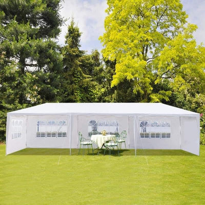 10' x 30' Outdoor Party Wedding Tent Canopy With 5 Sidewall