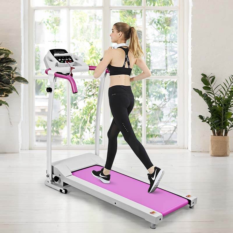 800W Folding Electric Treadmill Motorized Running Fitness Machine