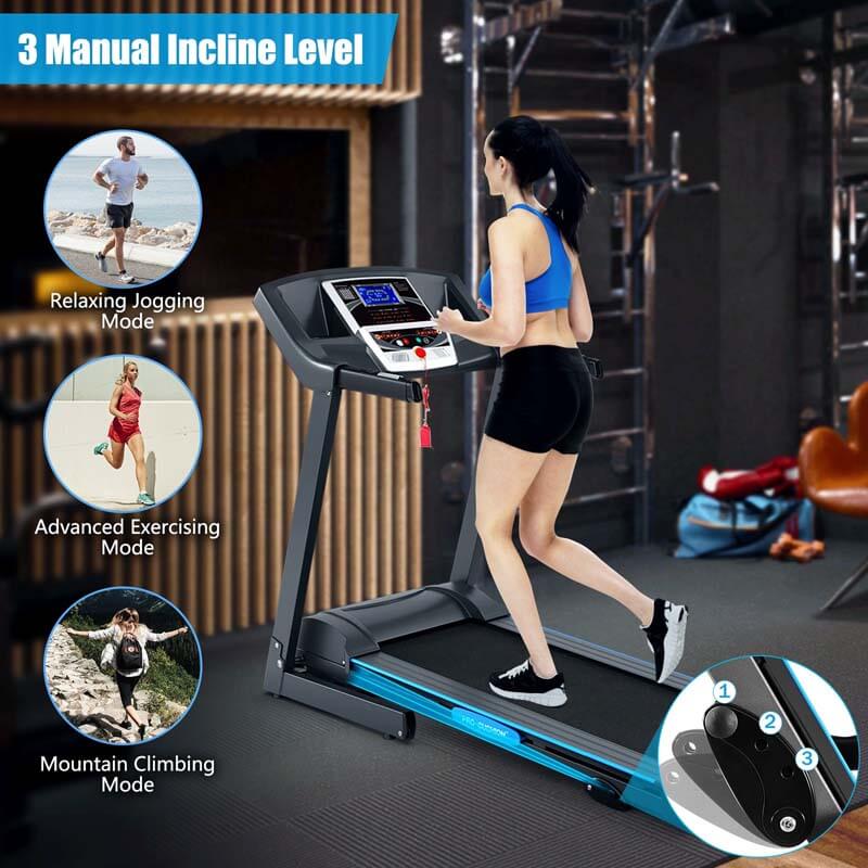 2.25 HP Folding Electric Treadmill Motorized Power Running Machine