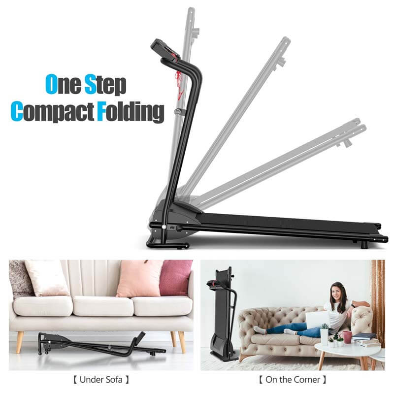 1 HP Electric Mobile Power Foldable Treadmill