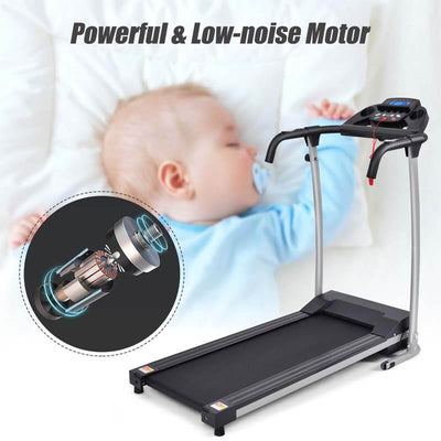 800W Folding Electric Treadmill Motorized Running Fitness Machine