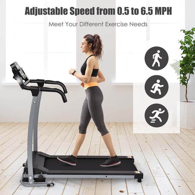 800W Folding Electric Treadmill Motorized Running Fitness Machine