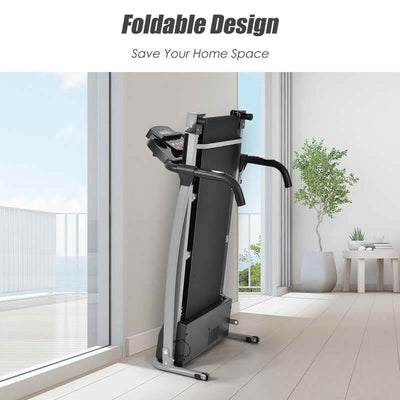 800W Folding Electric Treadmill Motorized Running Fitness Machine