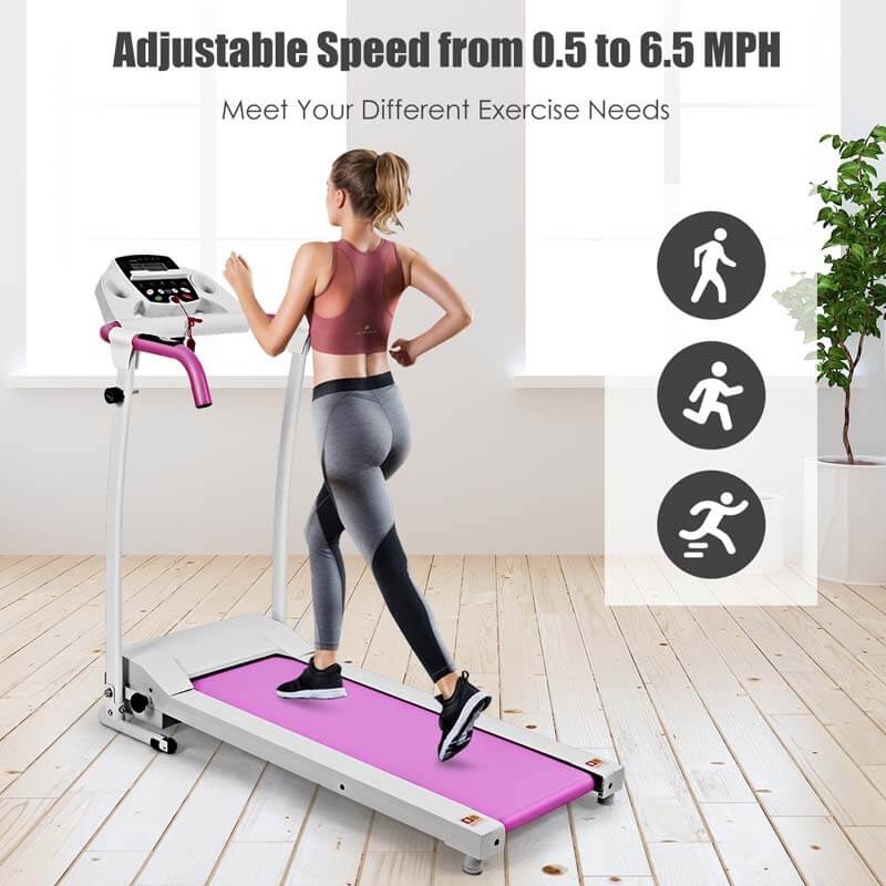 800W Folding Electric Treadmill Motorized Running Fitness Machine