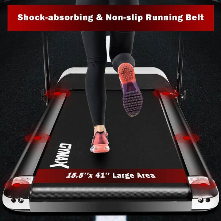 Ultra-thin Electric Folding Motorized Treadmill with LCD Monitor