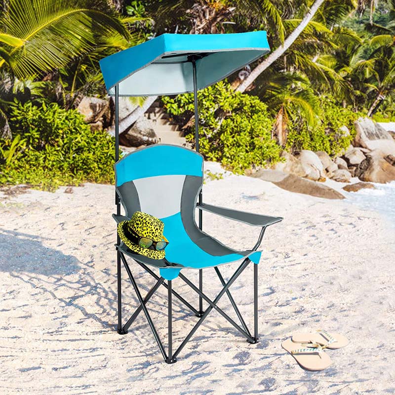 Lounge Chairs Camping Folding Chairs With Canopy Folding Camping