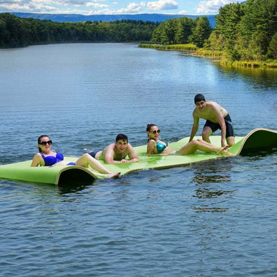 12' x 6' 3 Layer Tear-Resistant XPE Foam Floating Water Pad Floating Water Mat