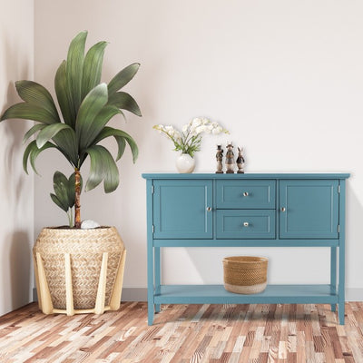 Buffet Sideboard Wooden Storage Cabinet Console Table with Storage Shelf and Drawers