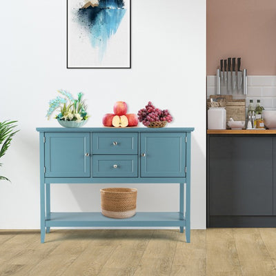 Buffet Sideboard Wooden Storage Cabinet Console Table with Storage Shelf and Drawers