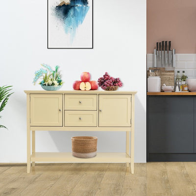 Buffet Sideboard Wooden Storage Cabinet Console Table with Storage Shelf and Drawers