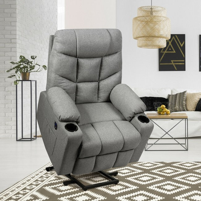 Electric Power Lift Recliner Massage Sofa