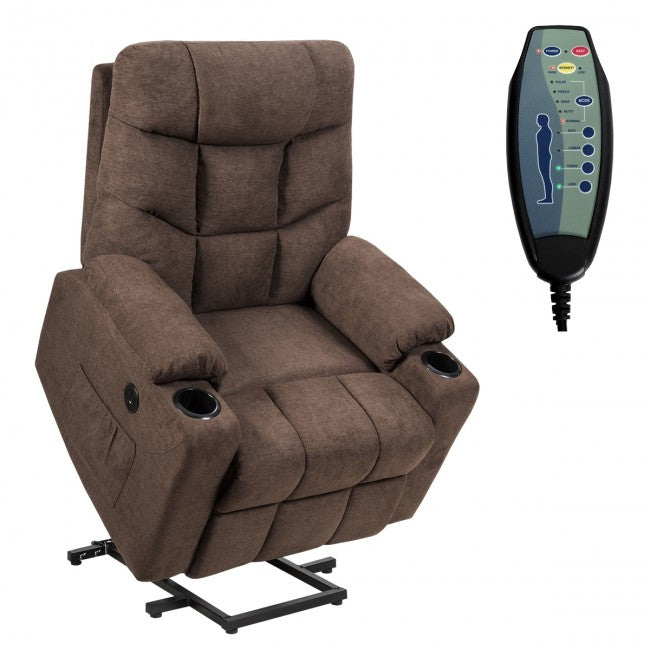 Electric Power Lift Recliner Massage Sofa