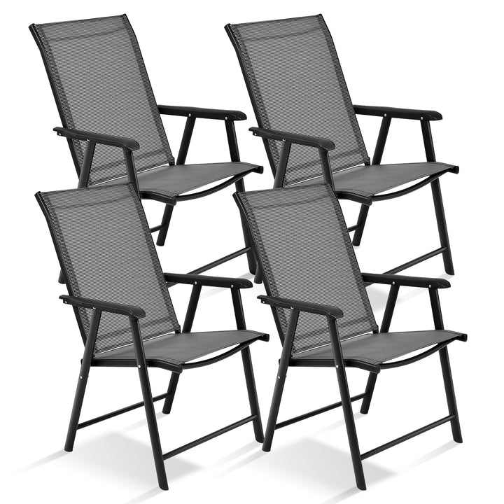 Set of 2 Outdoor Patio Folding Chairs