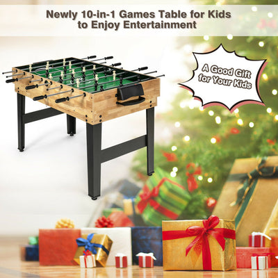 10-in-1 Multifunctional Game Table Combo Playset