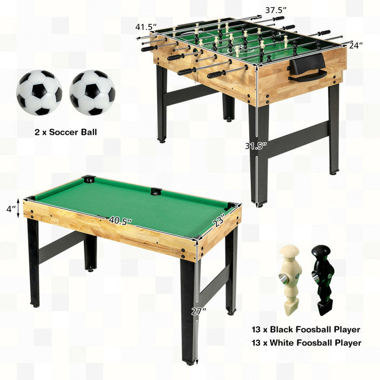 10-in-1 Multifunctional Game Table Combo Playset