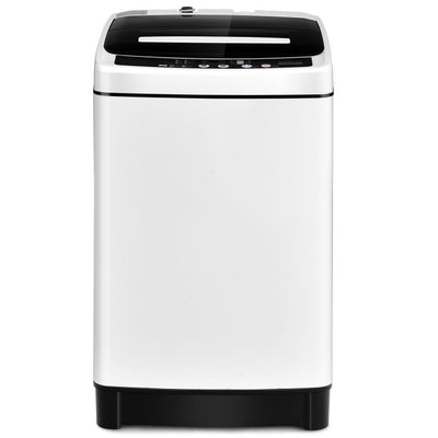 11 LBS Portable Full-Automatic Washing Machine Compact 1.5 Cubic Feet Laundry Washer Spin with LED Display