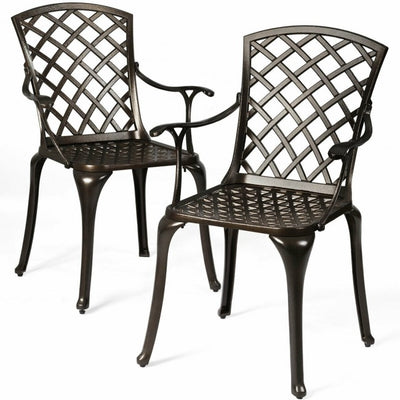 Outdoor Patio Bistro Chairs (Set of 2)