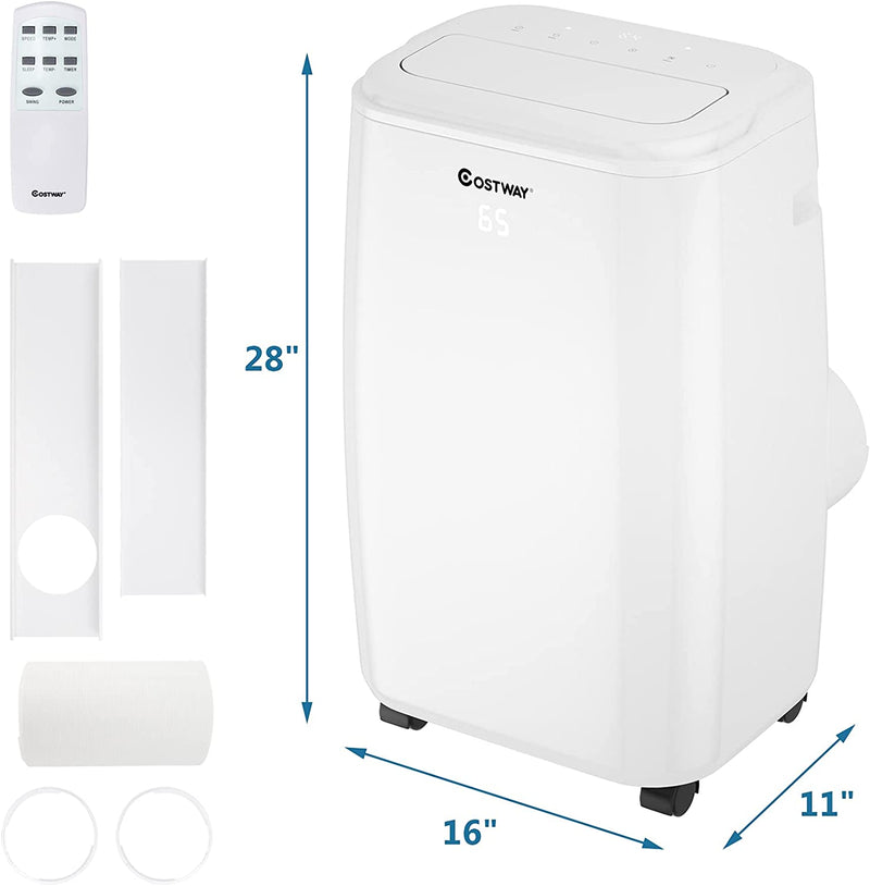 12000 BTU Portable Air Conditioner Multifunctional Air Cooler with Remote Control and 24-hour Timer