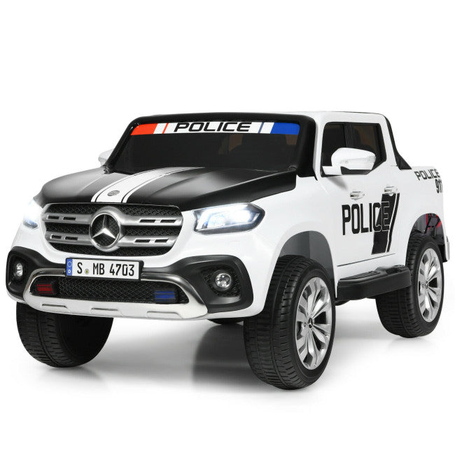 12V 2-Seater Kids Ride On Truck Licensed Mercedes Benz X Class Electric Vehicle with Remote Control-Canada Only