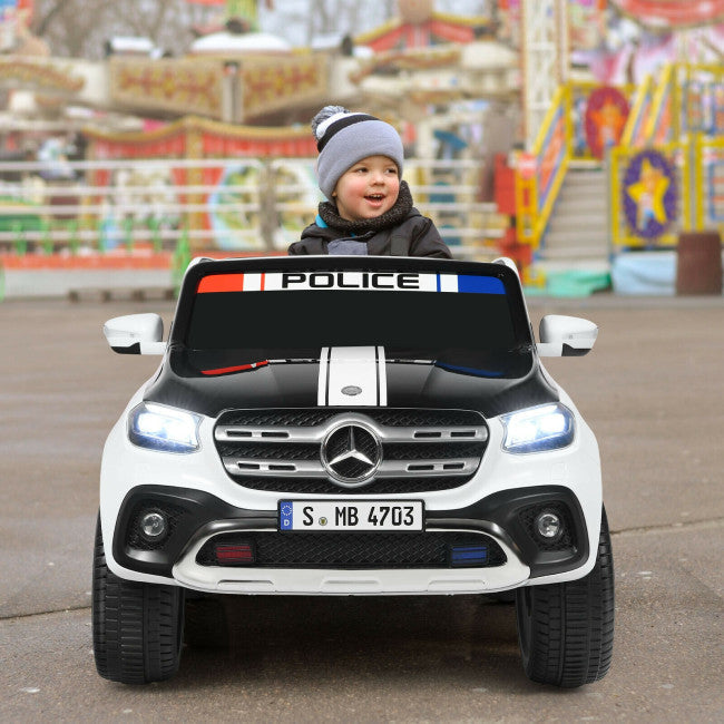 12V 2-Seater Kids Ride On Truck Licensed Mercedes Benz X Class Electric Vehicle with Remote Control-Canada Only