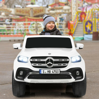 12V 2-Seater Kids Ride On Truck Licensed Mercedes Benz X Class Electric Vehicle with Remote Control