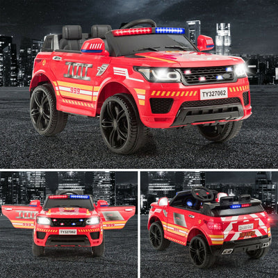 12V Electric Kids Ride On Police Car Toy Vehicles with Two Control Modes