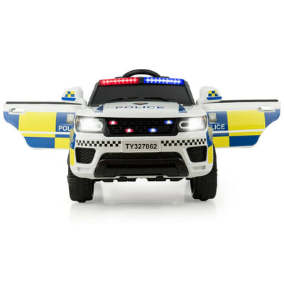 12V Electric Kids Ride On Police Car Toy Vehicles with Two Control Modes