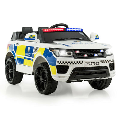 12V Electric Kids Ride On Police Car Toy Vehicles with Two Control Modes