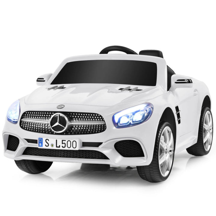 12V Licensed Mercedes-Benz SL500 Battery Powered Vehicle Electric Car with Remote Control and LED Lights