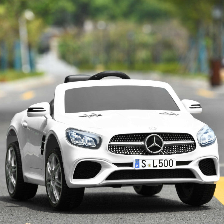 12V Licensed Mercedes-Benz SL500 Battery Powered Vehicle Electric Car with Remote Control and LED Lights