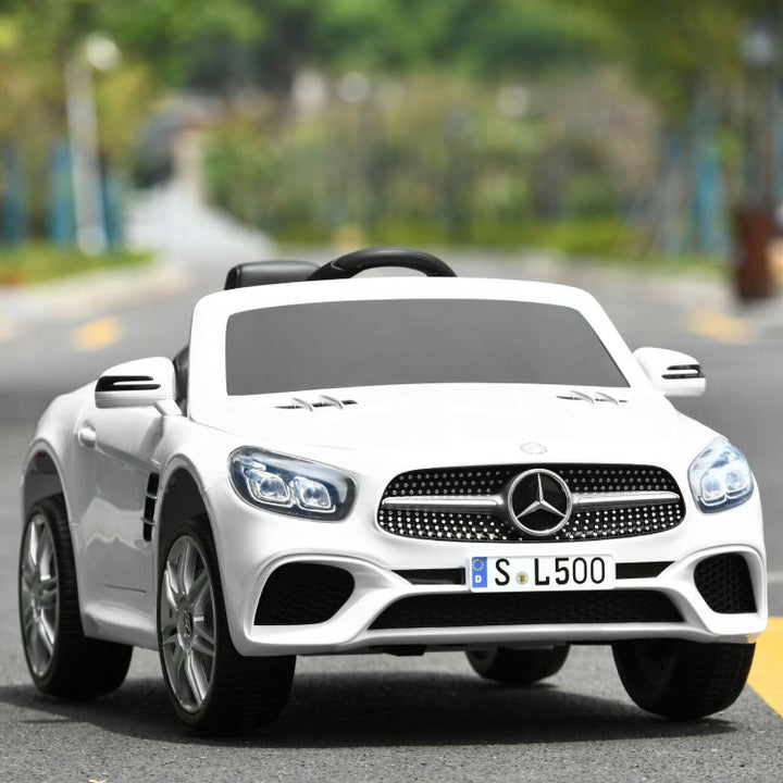 12V Licensed Mercedes-Benz SL500 Battery Powered Vehicle Electric Car with Remote Control and LED Lights