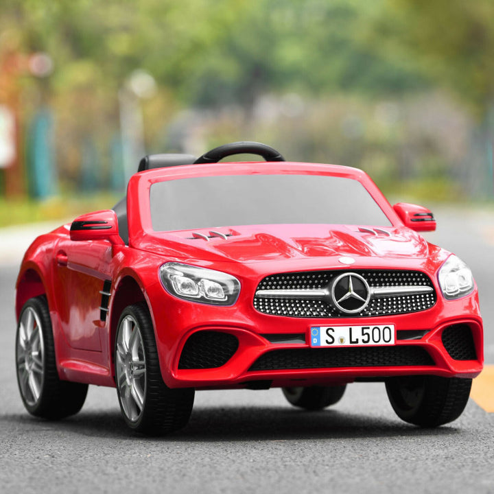 12V Licensed Mercedes-Benz SL500 Battery Powered Vehicle Electric Car with Remote Control and LED Lights