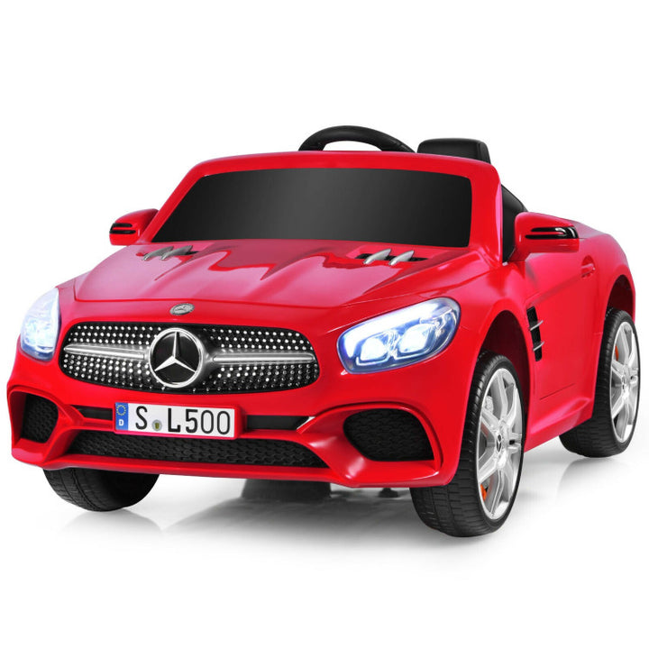 12V Licensed Mercedes-Benz SL500 Battery Powered Vehicle Electric Car with Remote Control and LED Lights