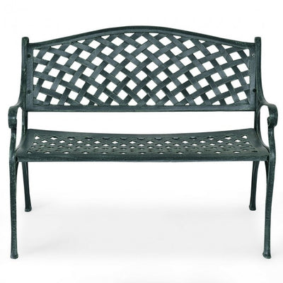 40 Inch Outdoor Aluminum Antique Garden Bench