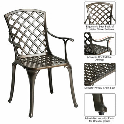 Outdoor Patio Bistro Chairs (Set of 2)