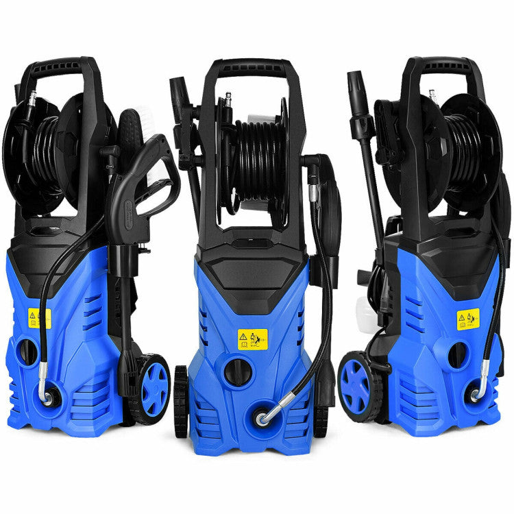 1800W Electric Pressure Washer 2030PSI High-Pressure Washer Cleaner Machine with Adjustable Spray Wand