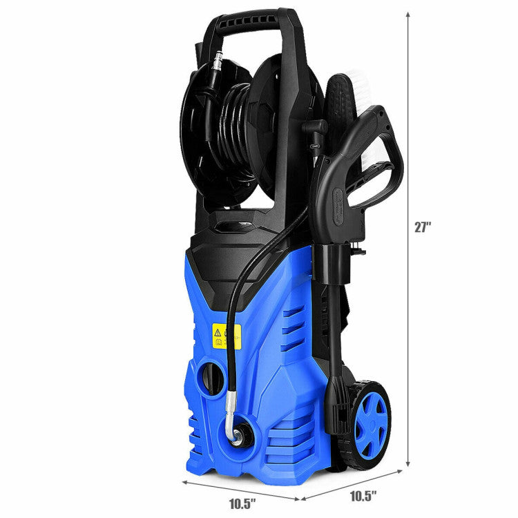 1800W Electric Pressure Washer 2030PSI High-Pressure Washer Cleaner Machine with Adjustable Spray Wand