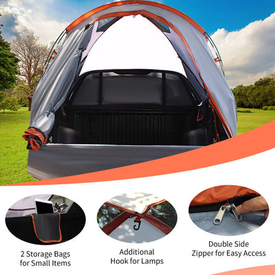 2 Person Portable Truck Bed Tent with Carry Bag for Camping Traveling Hiking