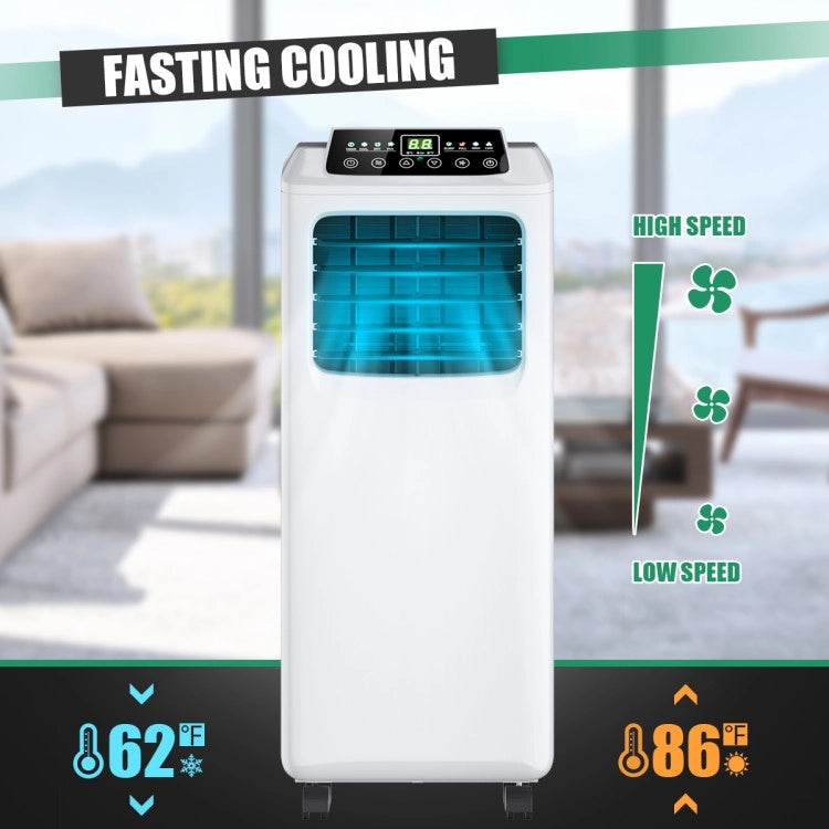 3-In-1 Multifunctional Air Cooler 8000BTU Portable Air Conditioner with Remote Control
