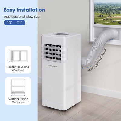 3-in-1 Multifunctional Air Conditioner Portable Evaporative Air Cooler AC with Dehumidifier Function and Smart Timer for Home Office