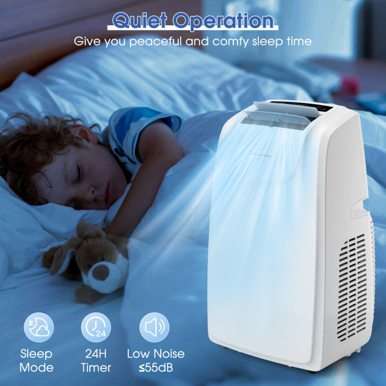 3-in-1 Multifunctional Air Conditioner Portable Evaporative Air Cooler AC with Dehumidifier Function and Smart Timer for Home Office