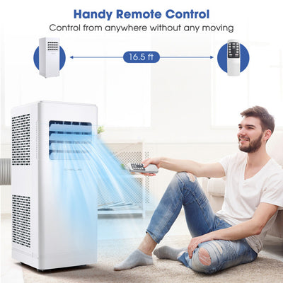 3-in-1 Multifunctional Air Conditioner Portable Evaporative Air Cooler AC with Dehumidifier Function and Smart Timer for Home Office