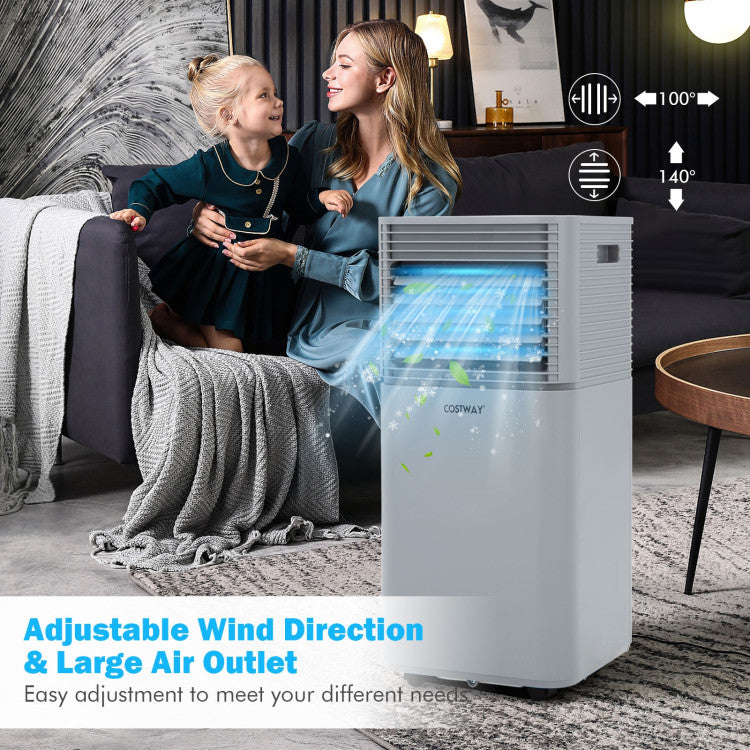 3-in-1 Portable Air Conditioner 10000 BTU AC Unit Air Cooler with Remote Control and 1-24 Hours Timer