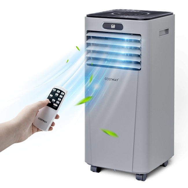 3-in-1 Portable Air Conditioner 10000BTU Air Cooler Fan with 24H Timer Function and Remote Control