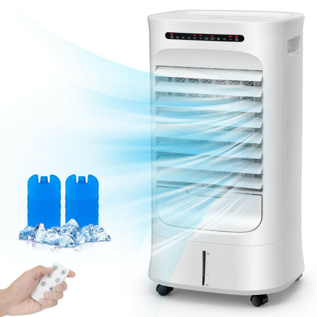 3-in-1 Portable Evaporative Air Conditioner Air Cooler Fan with 3 Wind Modes and 3 Fan Speeds