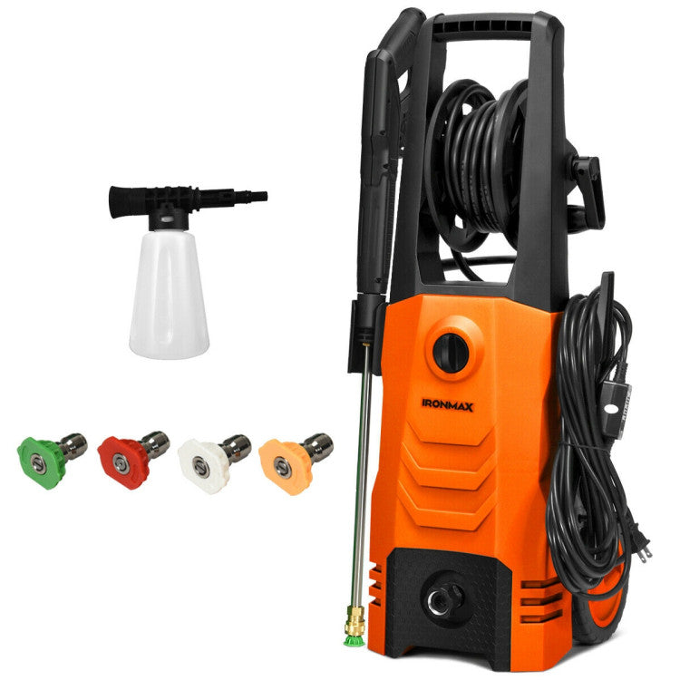 3500PSI Electric Pressure Washer 2.6GPM 1800W Portable High Power Washer Machine with 4 Nozzles