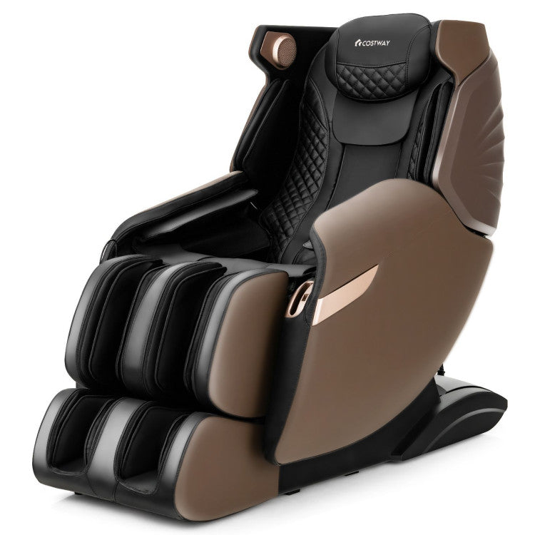 3D Zero Gravity Shiatsu Massage Chair SL-Track Full Body Electric Massage Recliner with 4 Massage Techniques and 4 Auto Modes