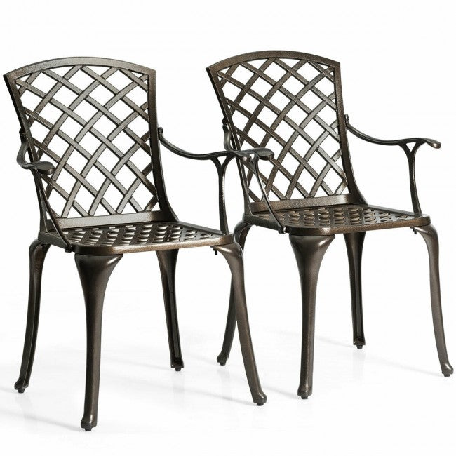 Outdoor Patio Bistro Chairs (Set of 2)