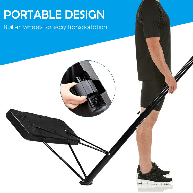 43 Inch Portable Basketball Hoop Adjustable Height Backboard Basketball Goal for Kids Youth Junior